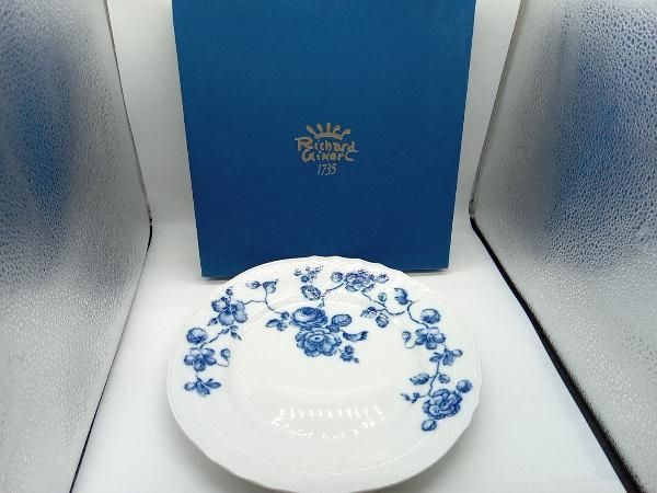  ブルー プレート THE-SECRET-GARDEN シノワズリ ディナープレート 26cm 飾り皿 景徳鎮