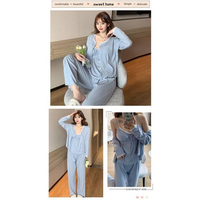 パジャマ レディース3セット miniministore レディース 可愛い パジャマ 3点セット