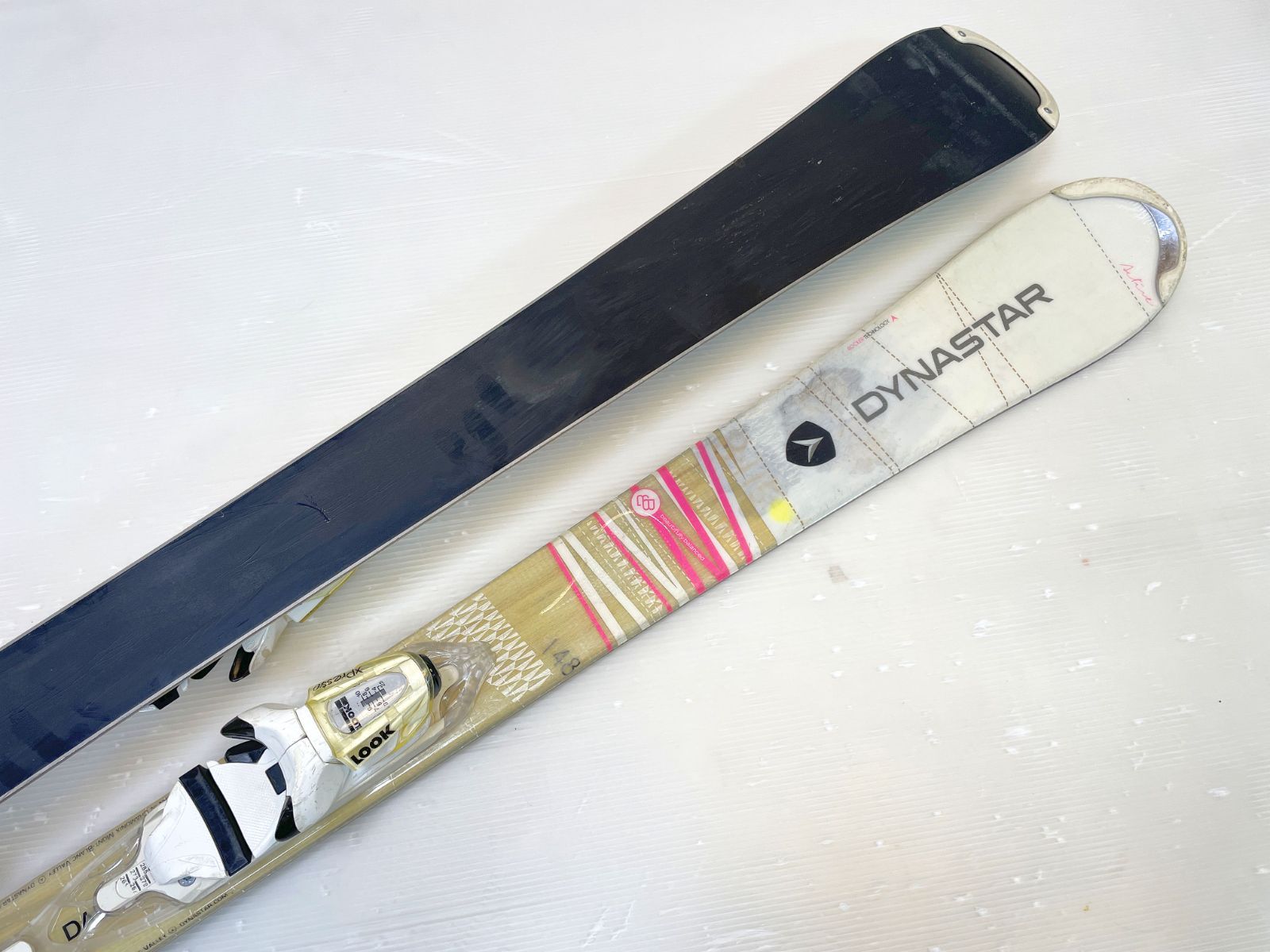 スキー Dynastar ACTIVE easy 148 cm LOOK Xpress フリーサイズ 簡単 調整 カービングスキー ディナスター ダイナスター 初心者 初級者 中級者 曲げやすい