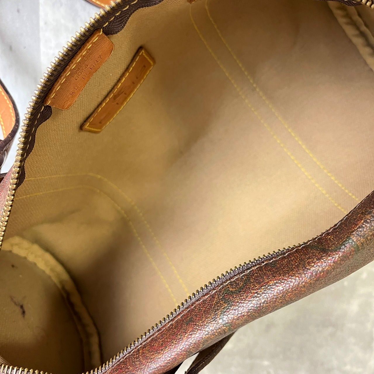 ✨良品✨ ETRO エトロ ハンドバッグ ミニボストンバッグ ペイズリー柄 