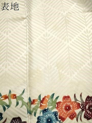 平和屋着物○豪華振袖 紅型 エ霞飛鳥桜文 正絹 逸品 CAAS7562yc