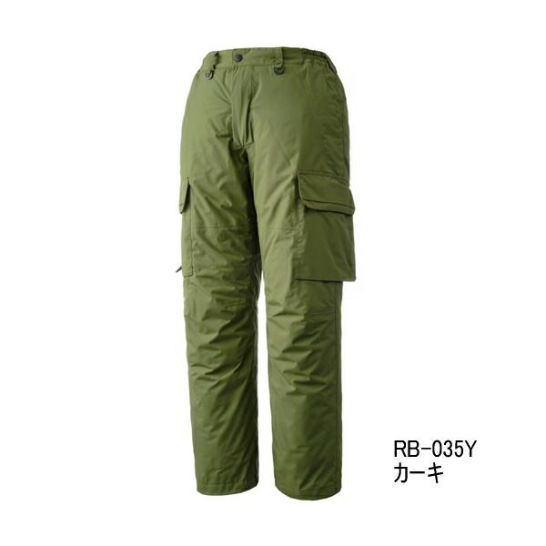 ≪ 25年9月新商品 ≫ シマノ ESインサレーションパンツ 03 RB-035Y カーキ Lサイズ