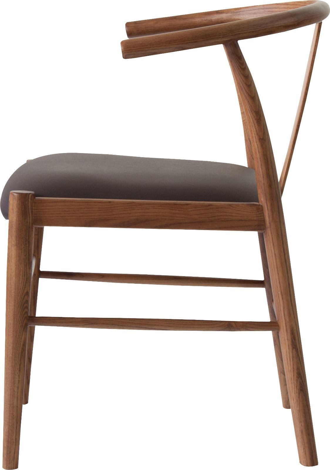 ダイニングチェア イタリア ブラック 合皮 猫脚 GIGLIO 木製