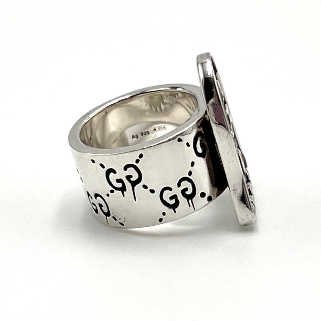 【11号】グッチ　レディース　指輪　リング　ゴースト　パヴェ　ダイヤモンド 11号】グッチ レディース 指輪 リング ゴースト パヴェ ダイヤモンド