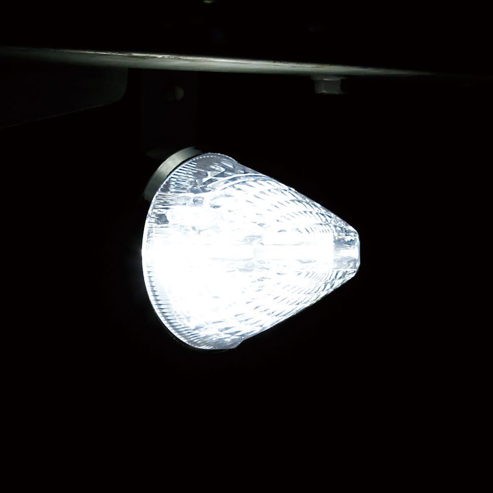 LEDファルコンマーカー12/24V（ホワイト）】特殊レンズカットで下も 