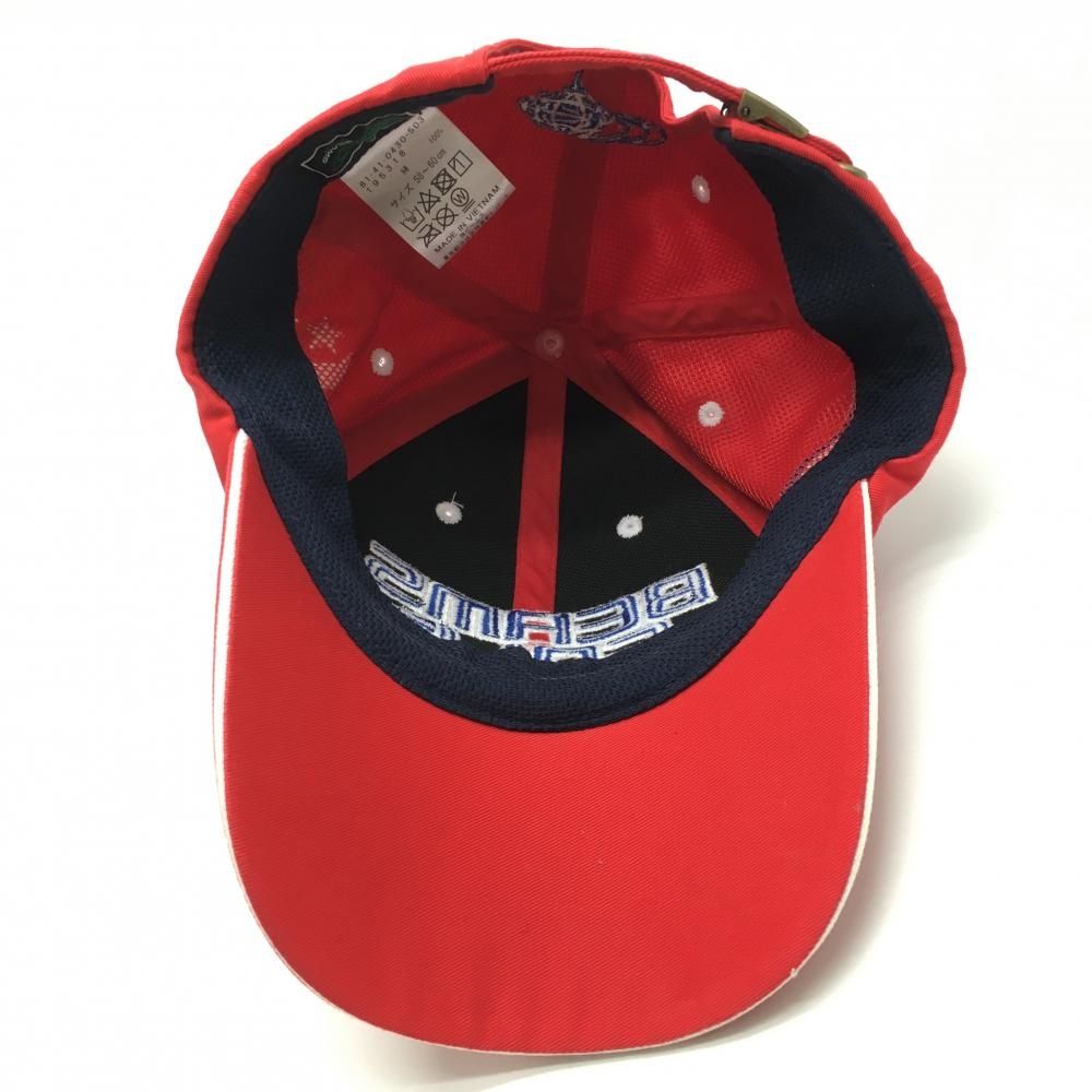 【美品】BEAMSGOLF ゴルフキャップ　赤　58-60 美品】BEAMSGOLF ゴルフキャップ 赤 58-60 - メルカリ