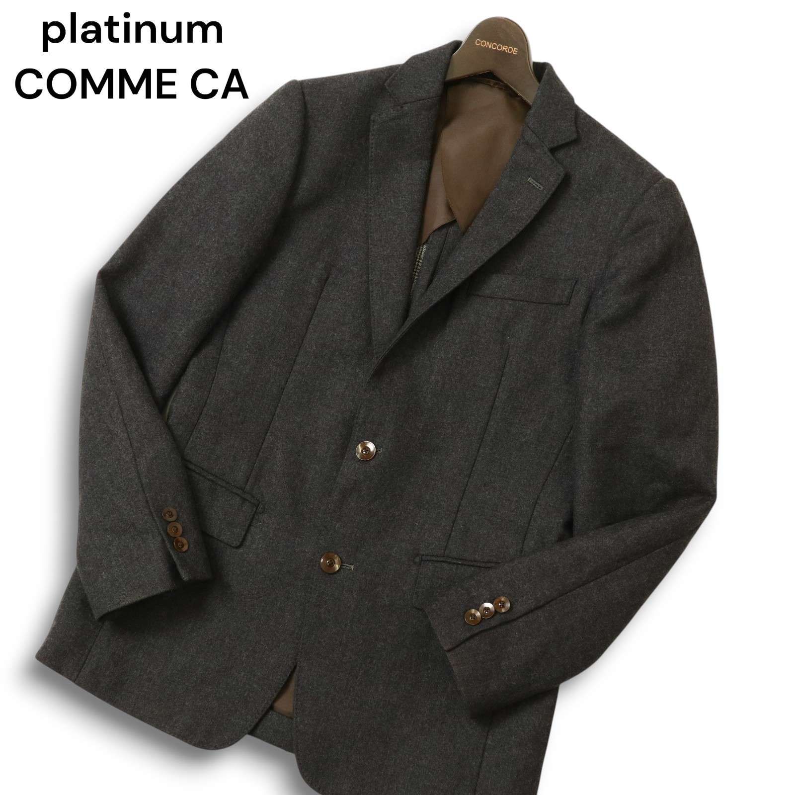 最高級ライン】 platinum COMME CA プラチナ コムサ 秋冬 ウール100 