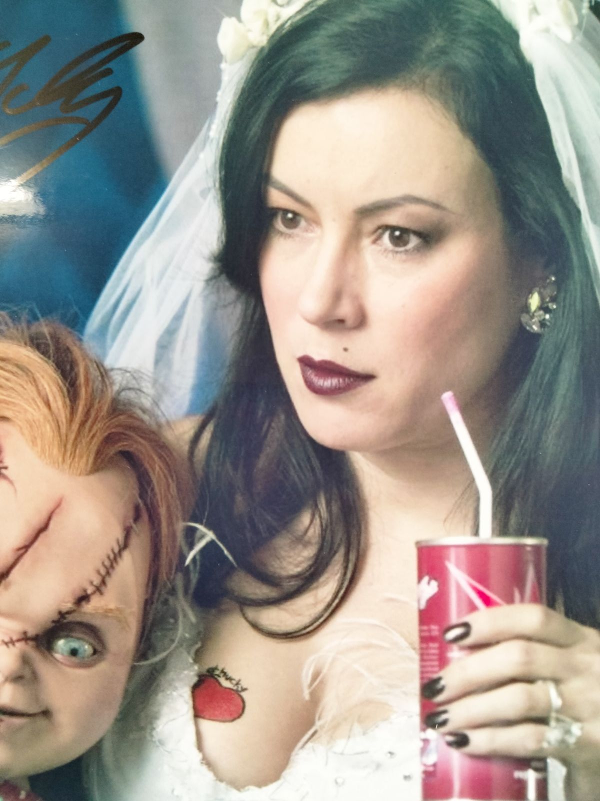 ジェニファー・ティリー直筆サイン入り超 特大写真…Jennifer Tilly