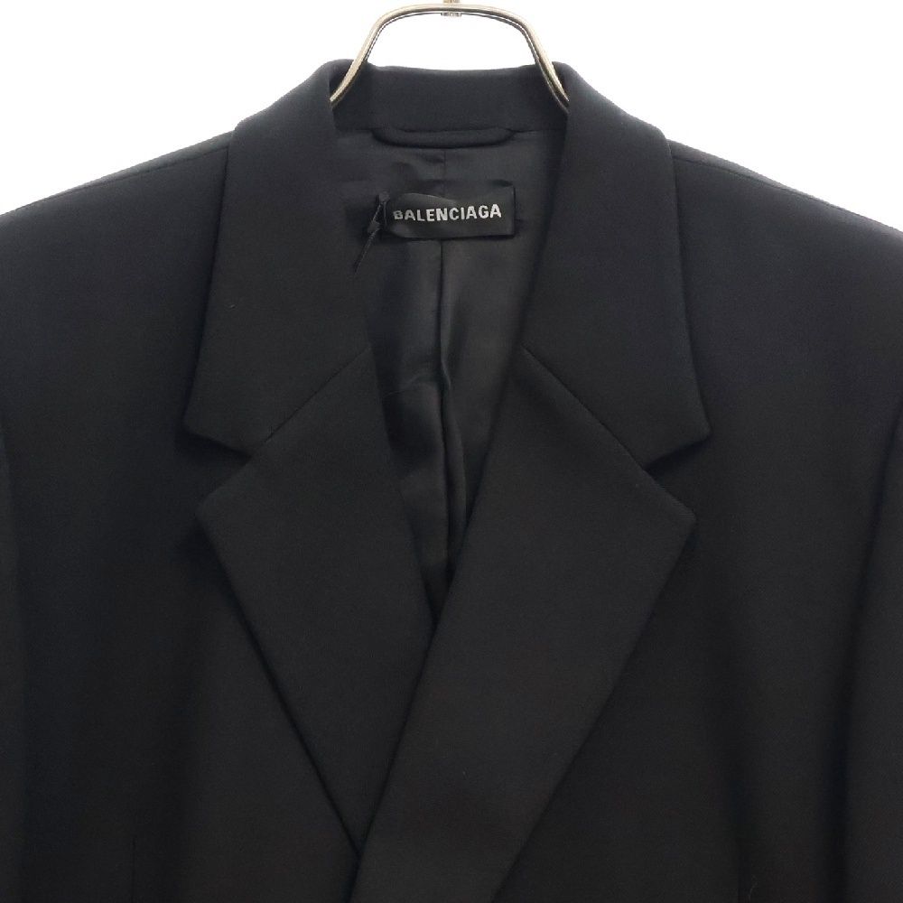 BALENCIAGA バレンシアガ　ダブルテーラードジャケット 黒 BALENCIAGA(バレンシアガ) テーラードジャケット ブラック