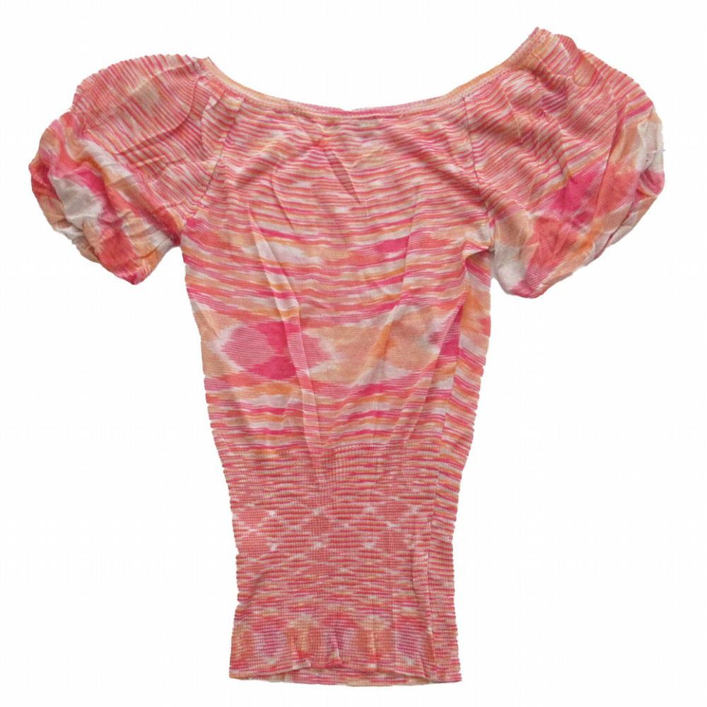 MISSONI ミッソーニ　美品　ワンピース MISSONI - MISSONI レーヨン混 ジグザグ ニット ワンピースの