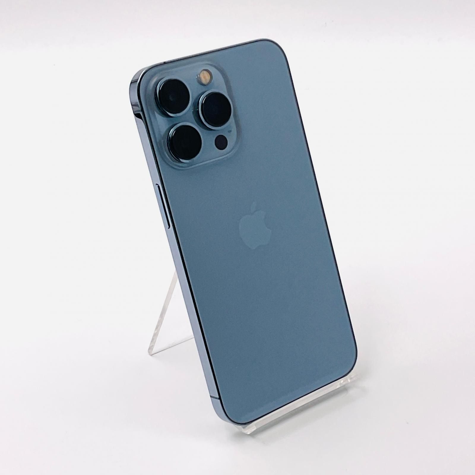 【全額返金保証】【最速発送】Apple iPhone 13 Pro 256GB シエラブルー Softbank 75% 動作確認済