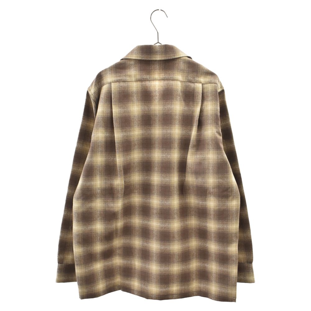 SUBCULTURE サブカルチャー WOOL CHECK SHIRT ウールチェック長袖