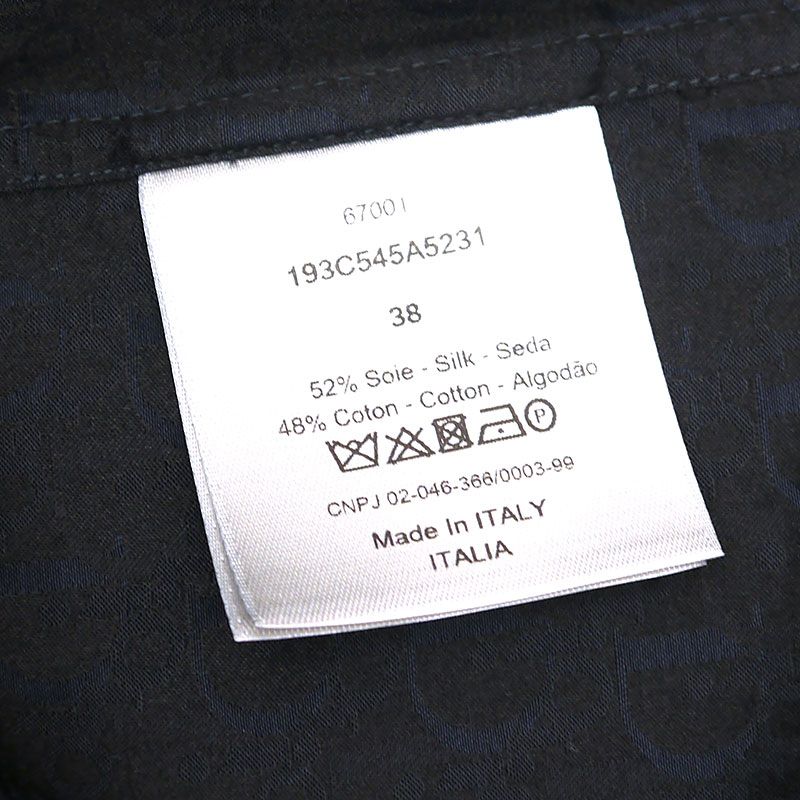 専用DIOR 半袖シャツ 38サイズ ネイビー DIOR HOMME - 【極美品】DIOR Homme シャツ 半袖 オブリーク