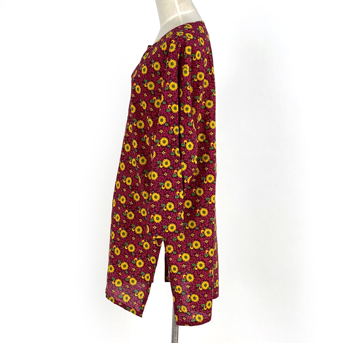 グッチ GUCCI デザイン ワンピース 花柄 チェニック ワンピース スカート コットン レッド レディース