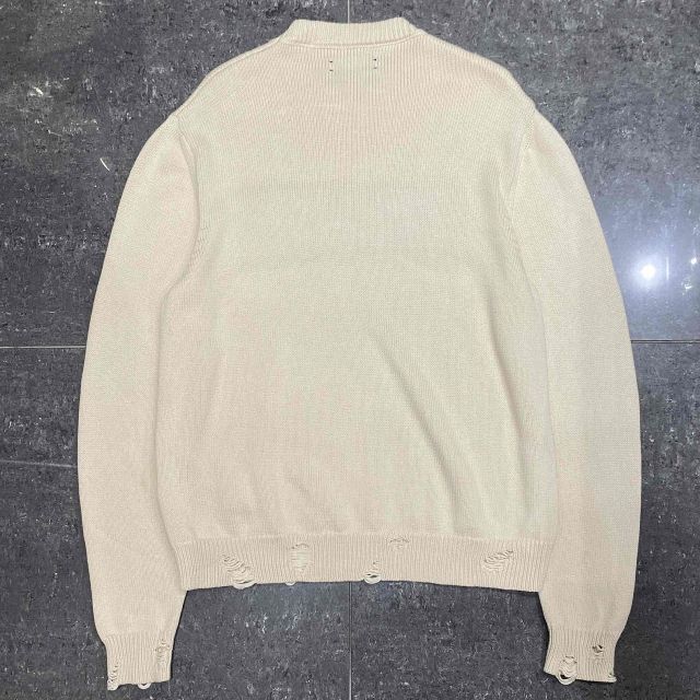 amiri 22aw EYELASH LOGO CREW SWEATER SIZE-XXL アミリ クラッシュ 