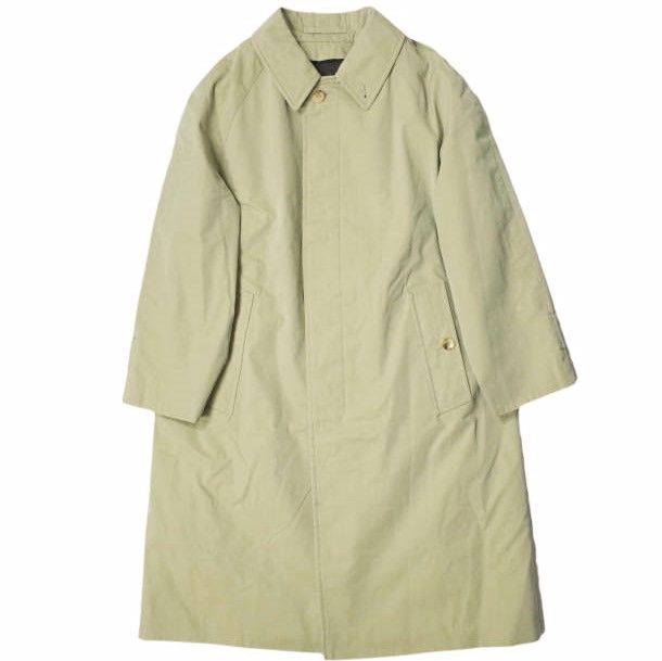 GRENFELL グレンフェル イギリス製 SLIM CAMPBELL スリムキャンベル Johnstonsライナー付き コットンギャバジン ステンカラーコート 273-61164 40 ベージュ バルカラー アウター g11630