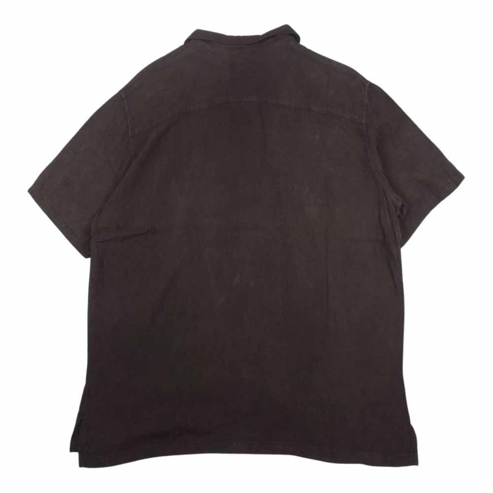 クオン KUON 190SH023700 S/S Open Collar Shirt DOROZOME 泥