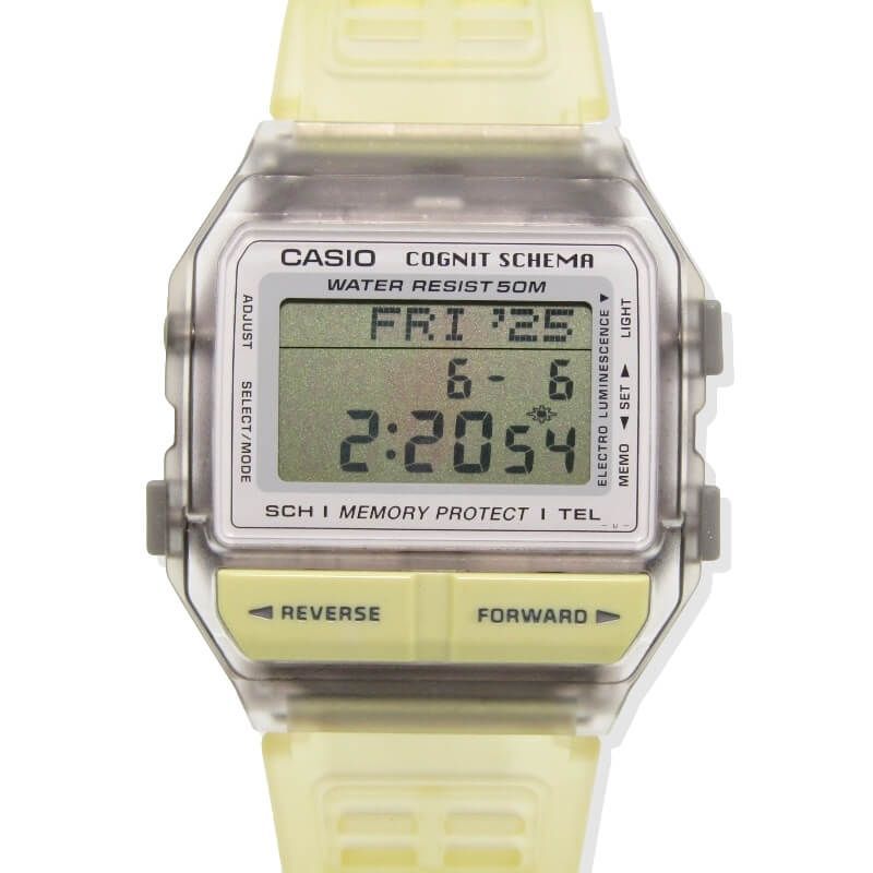 CASIO カシオ COGNIT SCHEMA AIA DB-81ST データバンク モアイ デジタル 本体のみ クオーツ ユニセックス クリア 28010167