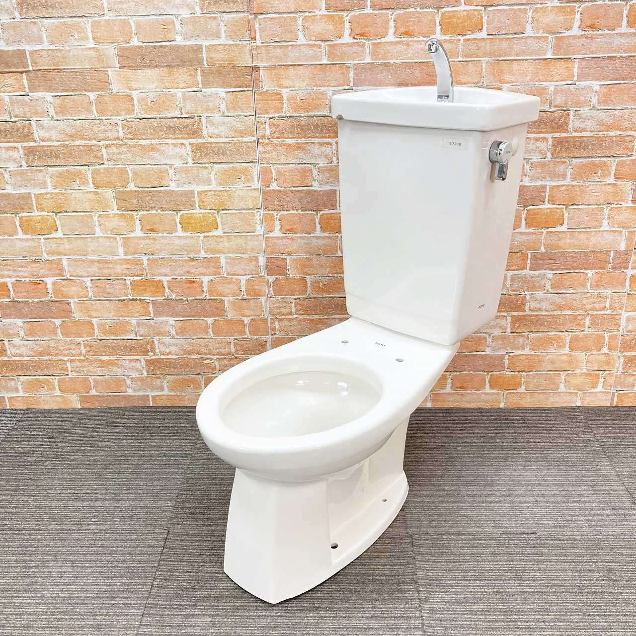 品 訳あり TOTO トイレ 洋式便器 床下排水 C730 排水芯540mm とタンク S731 のセット SC1 パステルアイボリー 3I091912