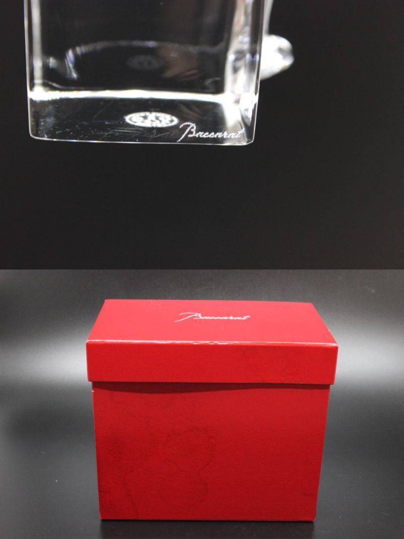 バカラ 天使 エンジェル ハート クリスタル オブジェ 置物 箱