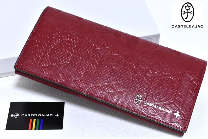 商談中【新品】カステルバジャック タタン 長財布 レッド　67615 CASTELBAJAC カステルバジャック 財布 長財布 メンズ レディース