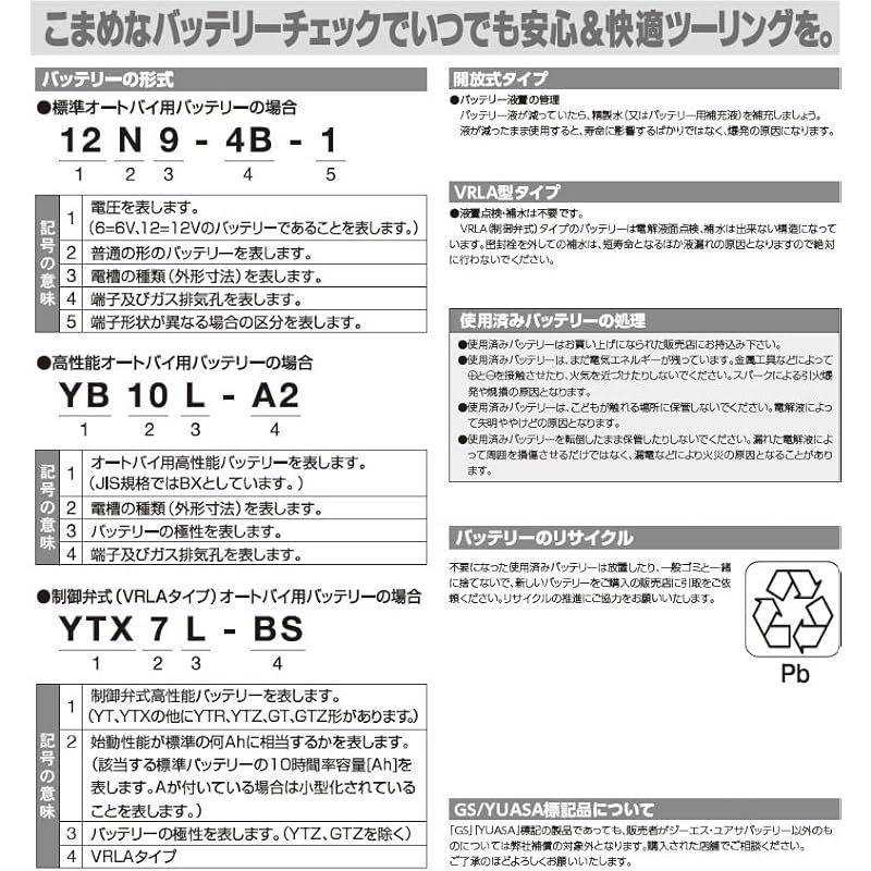 YUASA YTX20L-BS バイク用バッテリー FTX20L-BS|GTX20L-BS互換 FFCRYSTALESIA_COM