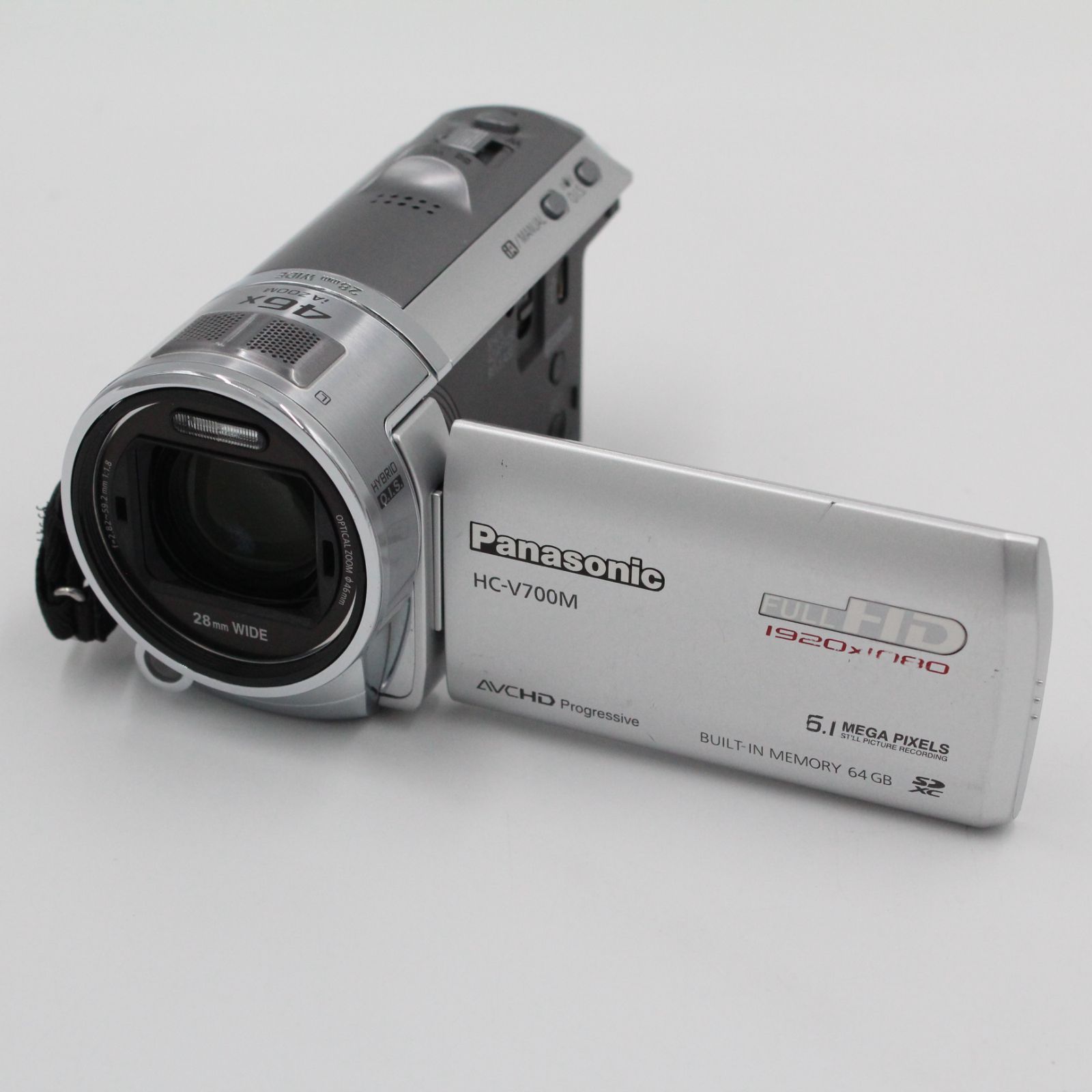 ☆良品☆ PANASONIC パナソニック HC-V700M シルバー - メルカリ