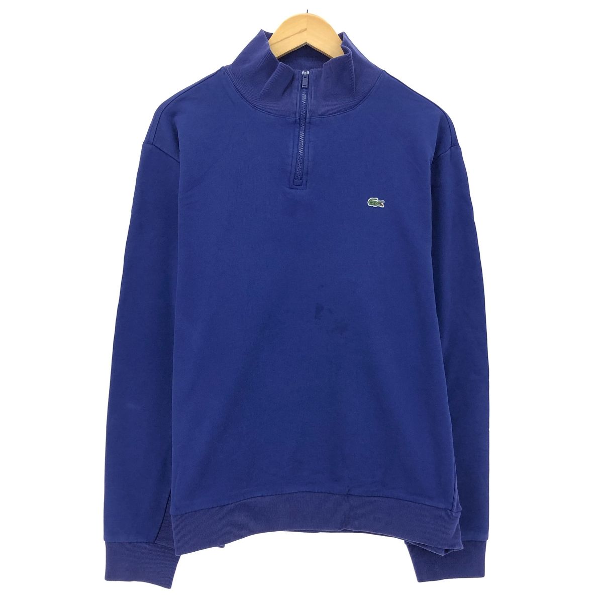 古着 ラコステ LACOSTE リバースウィーブタイプ ハーフジップスウェットシャツ トレーナー メンズXXXL/eaa330916