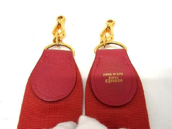 □極美品□ HERMES エルメス キャンバス×レザー ゴールド金具 エヴリン ...