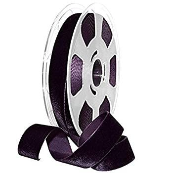 Morex Ribbon 01225/10-581 ナイロン ベロット リボン 7/8インチ x 11ヤード エッグプラント