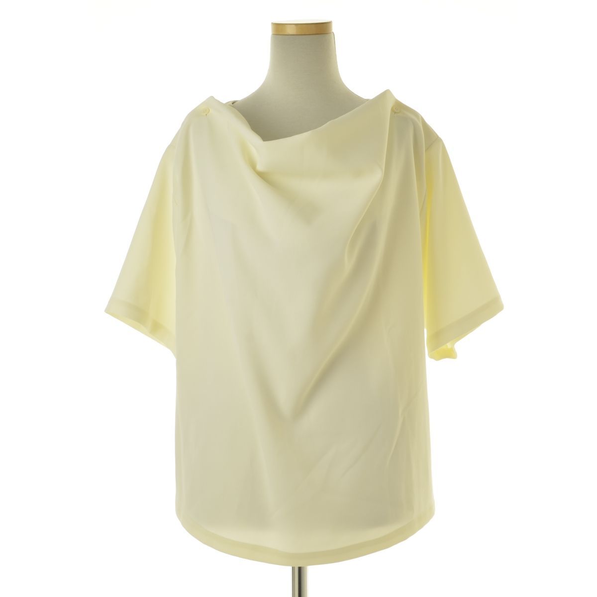 MM6◆21SS/5分袖ブラウス/40/ポリエステル/WHT/S52NC0262 MM6(エムエムシックス) / 21SS/5分袖ブラウス/40/ポリエステル