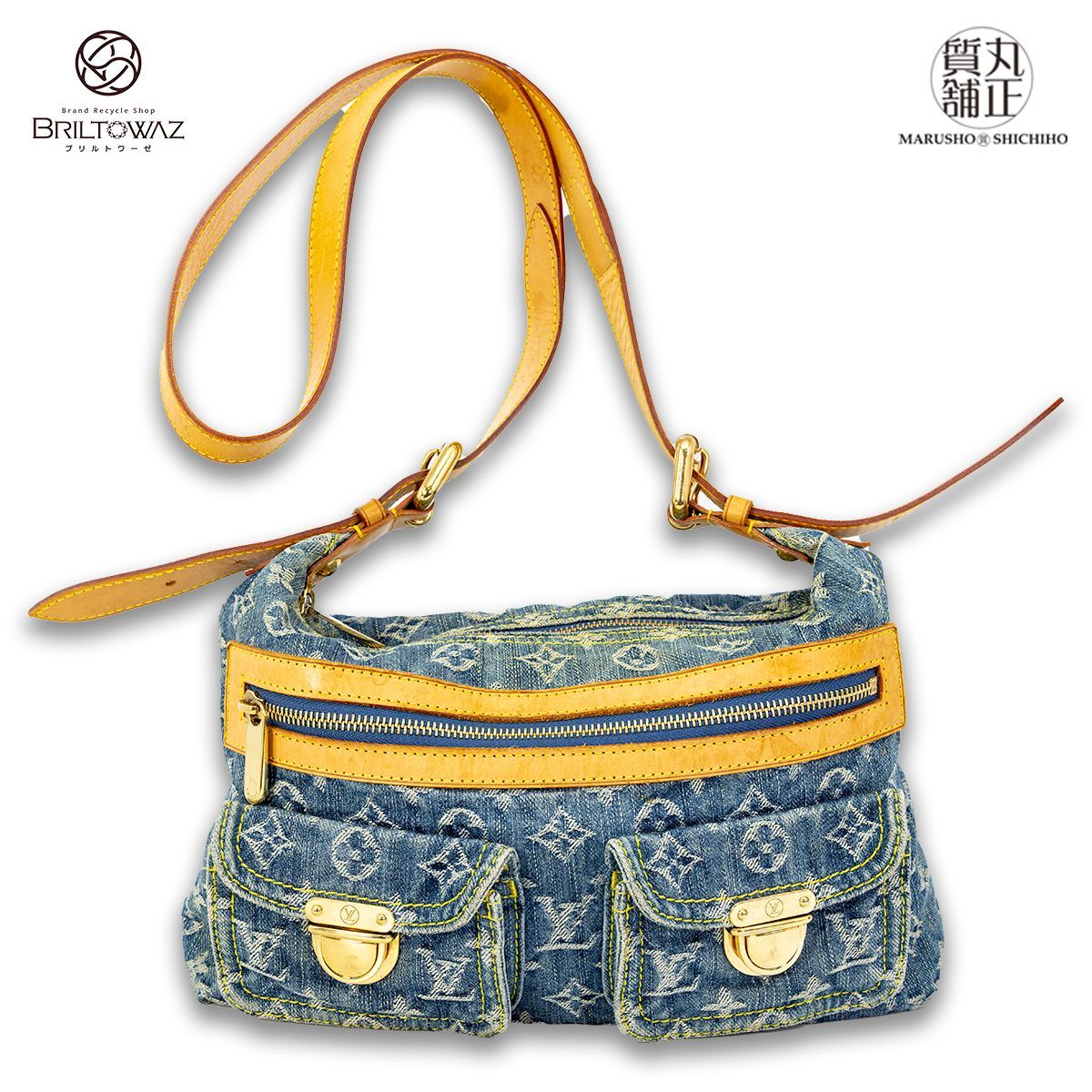 Sale】ルイヴィトン モノグラムデニム バギーPM M95049 斜め掛け  