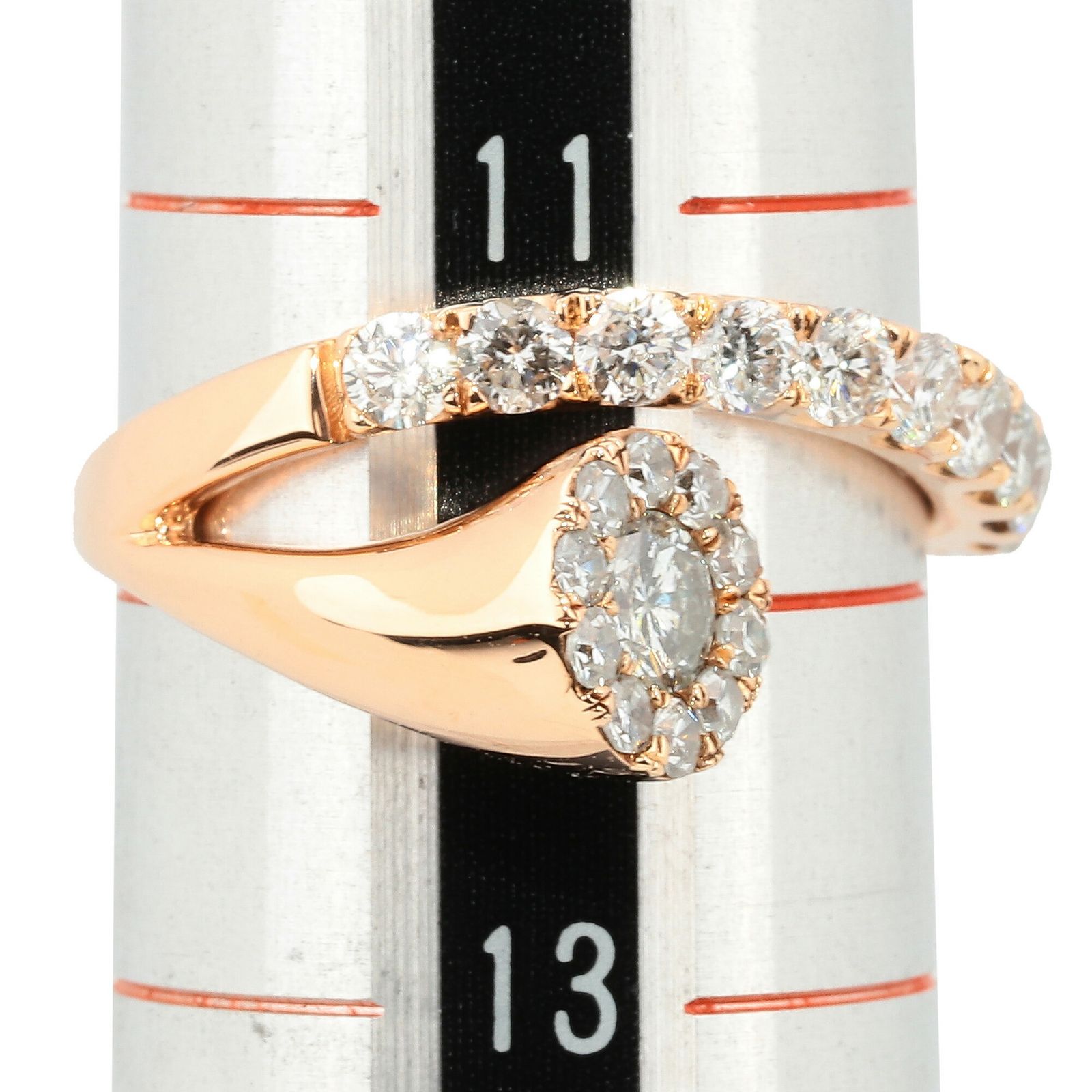 ダイヤモンド 1.00ct ピンクゴールド K18PG リング SIクラス 指輪 11.5  