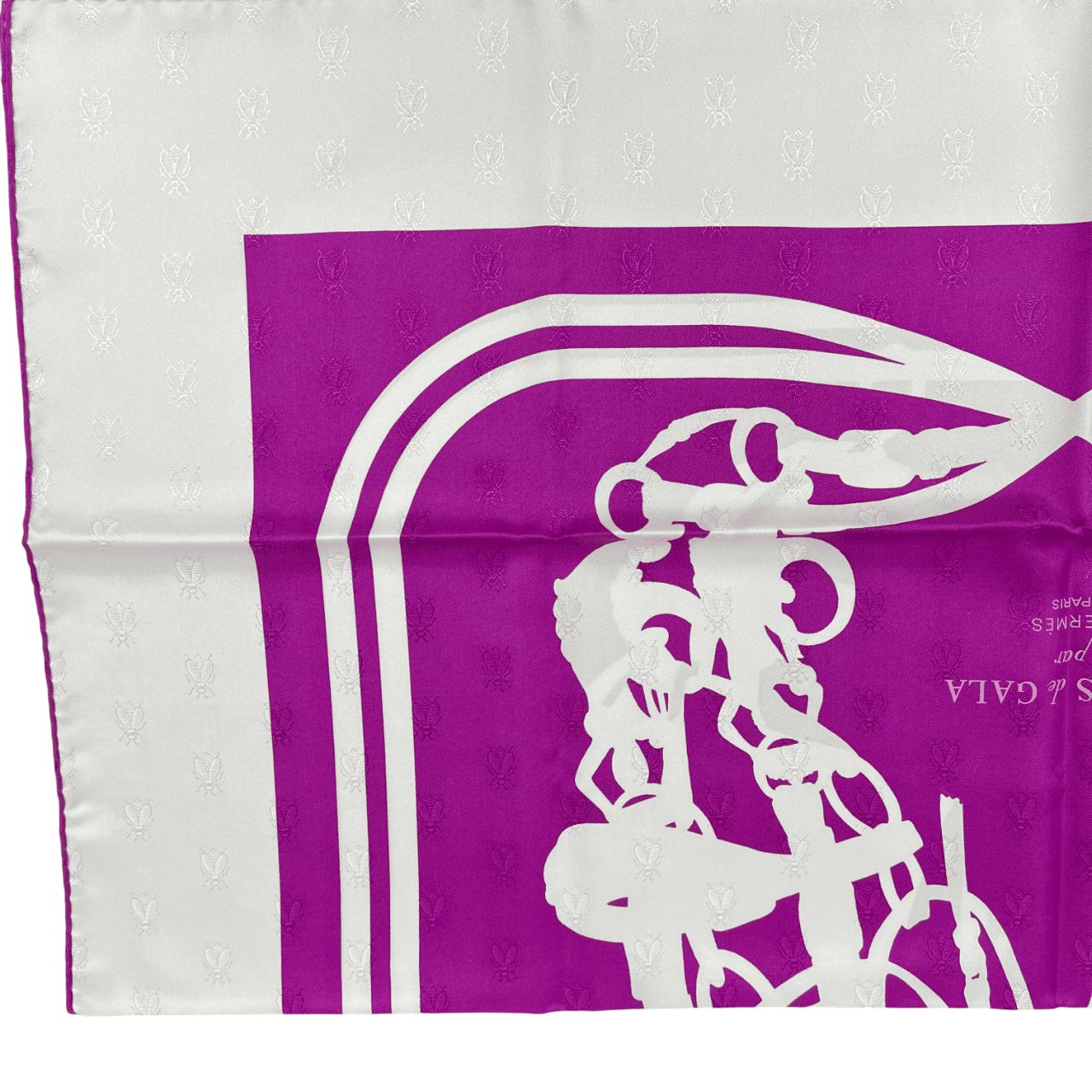 未使用タグ付きエルメス90シルクスカーフ　Brides Fleuri 箱 未使用タグ付きエルメス90シルクスカーフ Brides Fleuri 箱