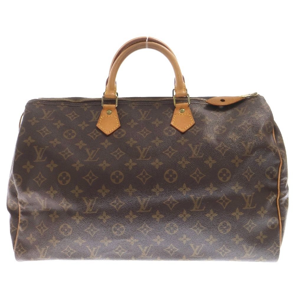 LOUIS VUITTON ルイヴィトン モノグラム スピーディ40 ハンドバッグ ミニボストンバッグ ブラウン PVCレザー M41522