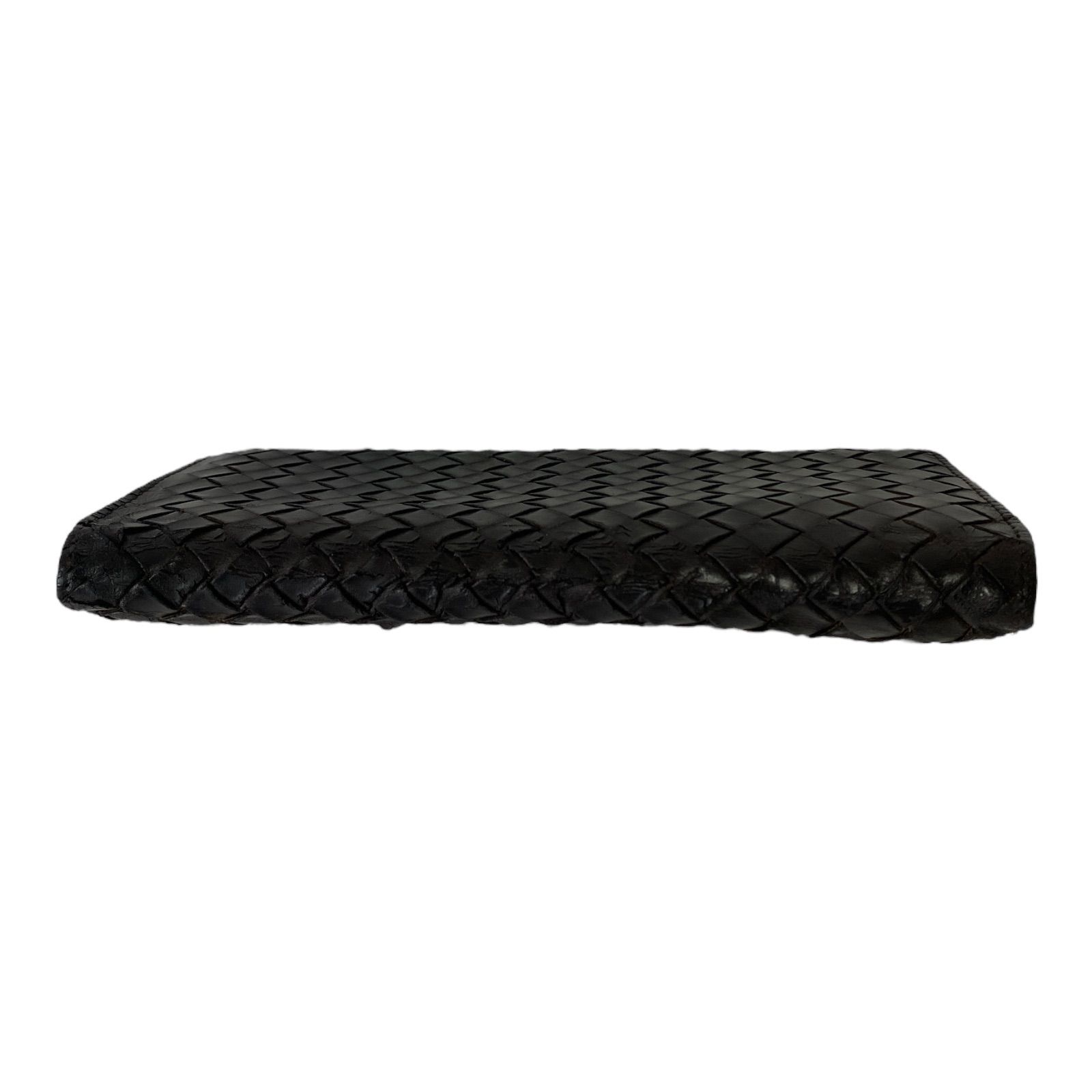 ク*ン様 Bottega Veneta イントレチャート 長財布 ブラック 美品❗️BOTTEGA VENETA イントレチャート長財布 ブラック黒 ボッテガ