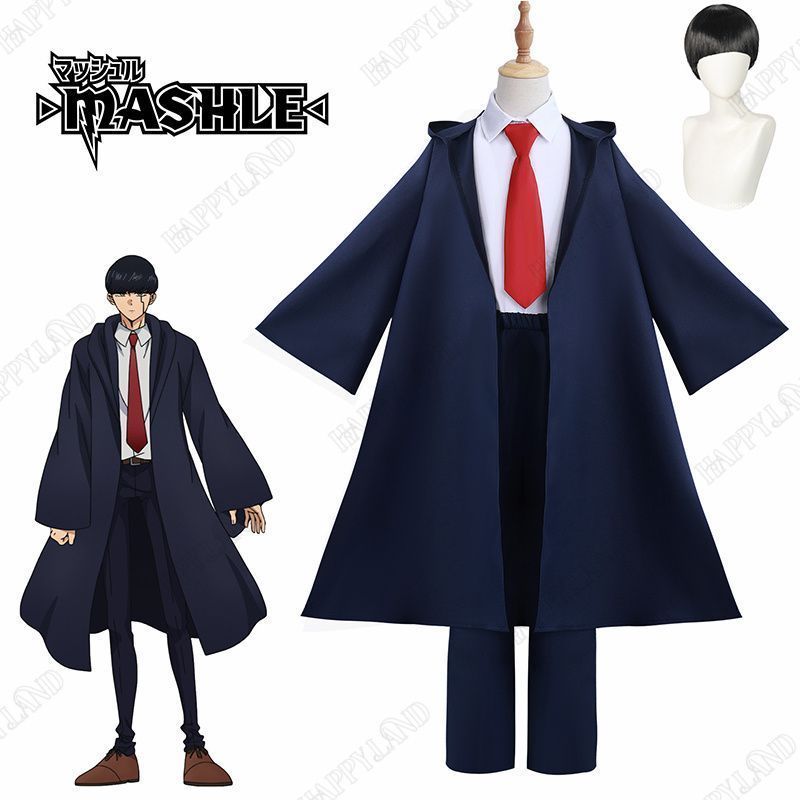 マッシュル-MASHLE- コスプレ マッシュ?バーンデッド コスプレ衣装 ウイッグ付き 人気 キャラクター コスプ