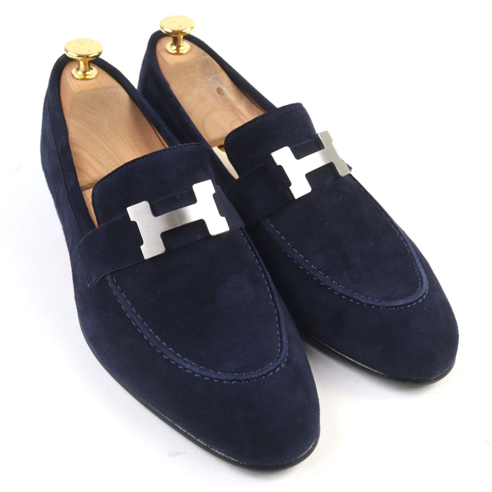 美品○HERMES エルメス コンスタンス モカシンパリ スウェード