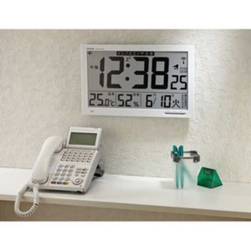 未使用mag環境目安表示機能付き大型電波時計エアサーチメルスターW-602 WH 新品 未開封 】 MAG MAG 環境目安表示機能付き大型電波時計エアサーチ