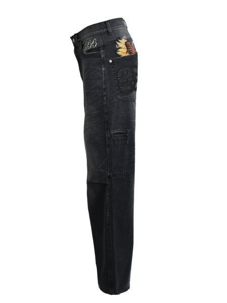 BREATH / chain eagle patch denim pants - メルカリ