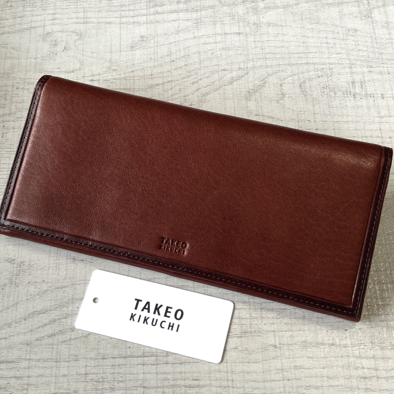 TAKEO KIKUCHI クロードシリーズ 長財布 羊皮 タケオキクチ 定価¥17600
