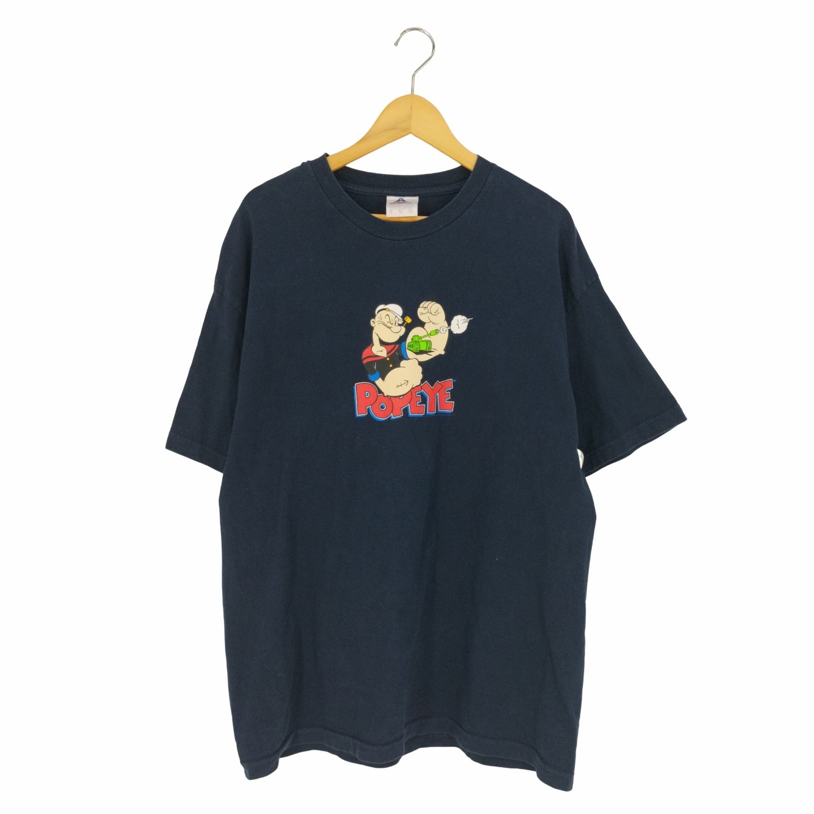 アルスタイルアパレルアクティブウェアー ALSTYLE APPAREL u0026 ACTIVEWEAR 90s USA製 キャラクタープリントクルーネックTシャツ メンズ import：XL 