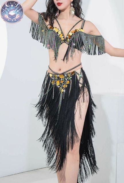 新品 未使用 新作 ベリーダンス オリエンタル衣装 ブラ スカート