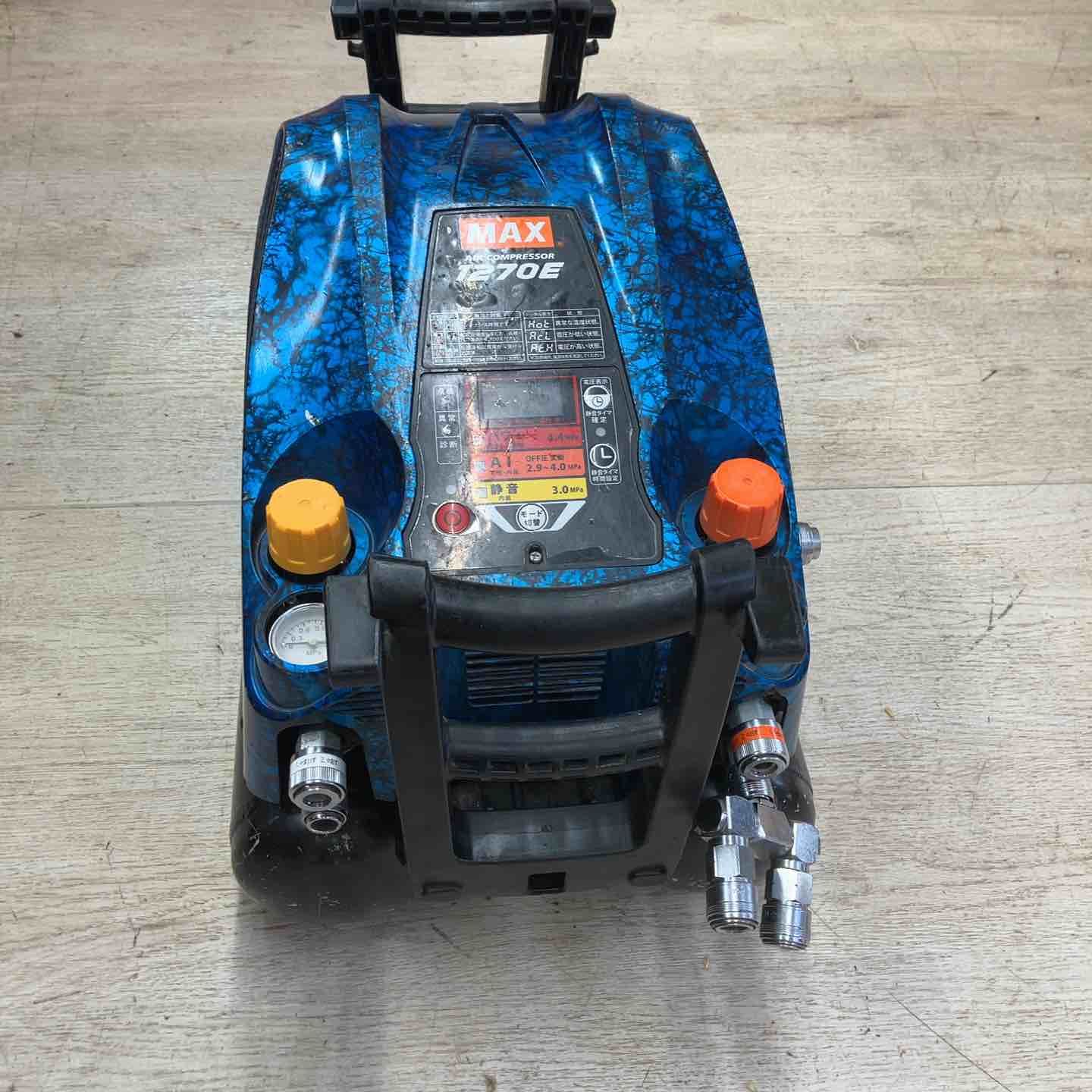 品 マックス MAX エアコンプレッサー AK-HL1270E ガイアブルー 川越店