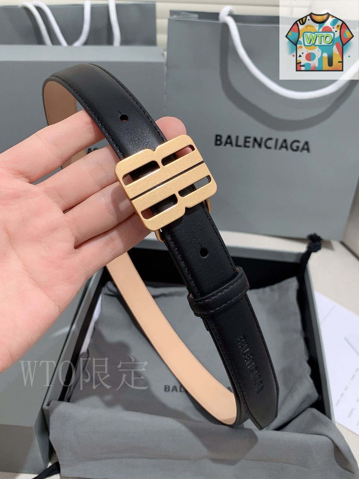今日WTO】Balenciaga 新款レザーベルト-AK27 - メルカリ