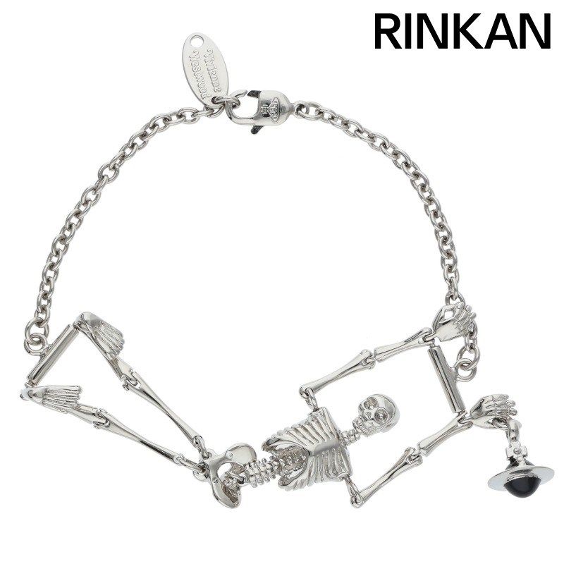 ヴィヴィアンウエストウッド SKELETON スカルブレスレット メンズ