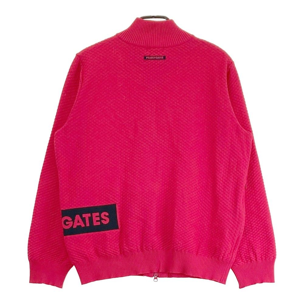 パーリーゲイツ　ジップアップニットジャケット　ゴルフウェア　6 サイズ：6 PEARLY GATES パーリーゲイツ ニット ジップ