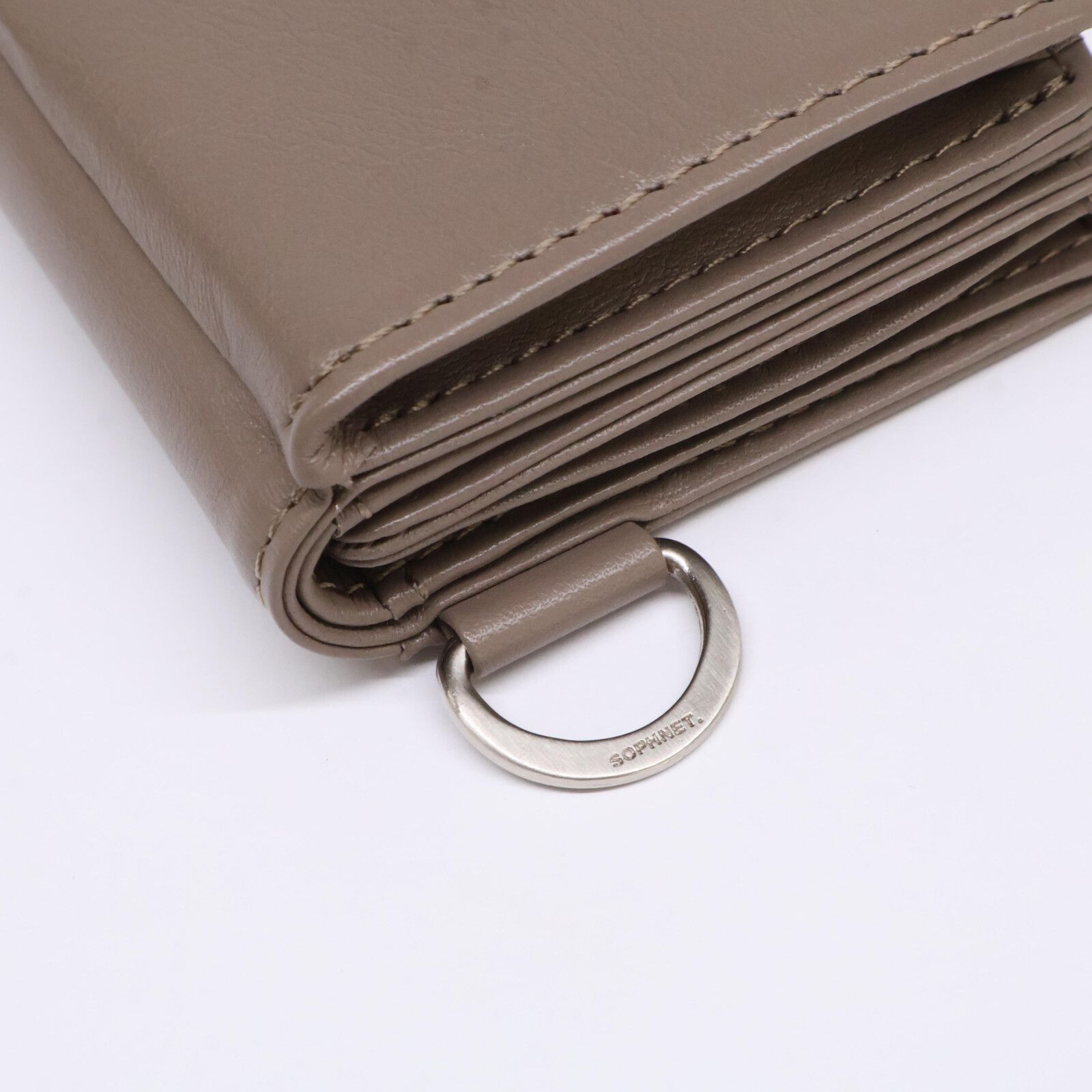 SOPHNET. ソフネット 【新品同様】SOPH-242089 LEATHER SMALL WALLET  
