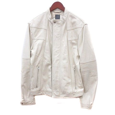 アルマーニエクスチェンジ A/X ARMANI EXCHANGE ライダース レザー 
