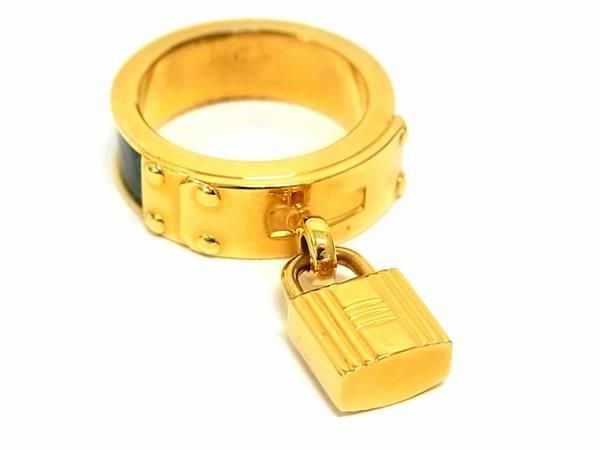 □極美品□ HERMES エルメス ケリー カデナモチーフ スカーフリング